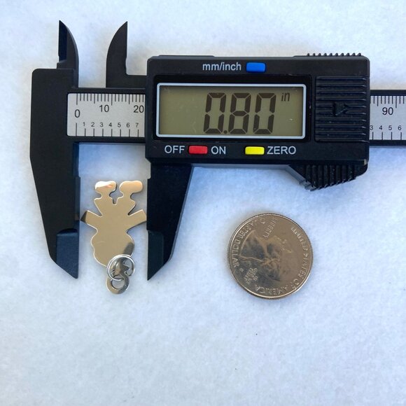 VTG Solid Sterling Silver 925 Boy Male Child Silhouette Pendant Charm - Picture 10 of 11